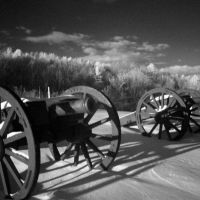 American revolution cannons, Saratoga battlefield, Гейтс