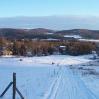 Village of Morris, NY in the Butternut Valley - looking south across the valley, Гилбертсвилл
