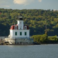 Restored Esopus Lighthouse, the last wooden lighthouse on the Hudson River., ДеВитт