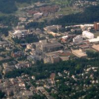 Cornell University main campus from the air, Итака
