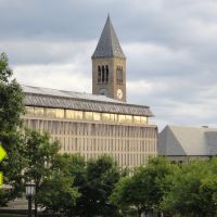 McGraw Tower and Olin Library at Cornell University, Итака