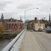 Downtown Catskill from the Uncle Sam Bridge, Катскилл