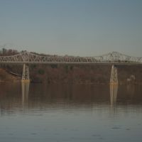 Rip Van Vinkle Bridge from Amtrak, Катскилл