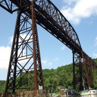 Wilbur Railroad Bridge over Rondout Creek, Kingston NY, Кингстон