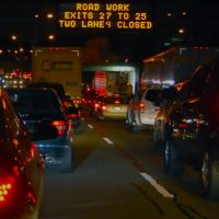 Traffic on the Long Island Expressway . . .the worlds longest parking lot!!!, Лейк-Саксесс