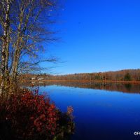 Looking Northwest over the pond in Hurleyville, NY., Либерти