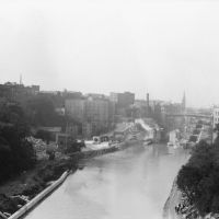 Cholnoky Jenő: Lockport. Az Erie csatorna zsilipjei (1912), Локпорт