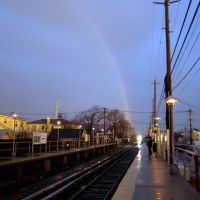Rainbow from Oceanside LIRR Station, Оушннсайд