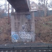 Train line grafitti, Флорал-Парк