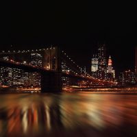 Brooklyn Bridge  , Manhattan   New York, Хадсон