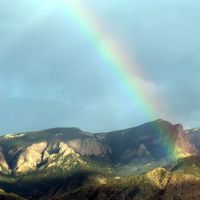Rainbow Sundog Near Albuquerque, NM, Альбукерк
