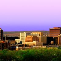Skyline of Downtown Albuquerque (morning_skyline), Альбукерк