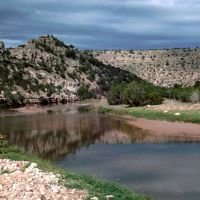 Pecos River near El Cerrito, New Mexico, Берналилло