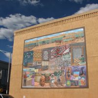 Native American Trading Mural by Chester Kahn - Gallup, NM, Гэллап