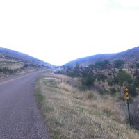 Looking north on New Mexico 368 from Tinnie, New Mexico, Декстер