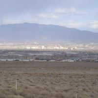 Albuquerque Downtown from i40, Лас-Крукес