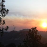 Las Conchas Fire Sunset, Лос-Аламос