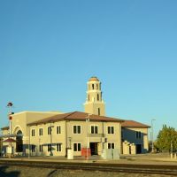 Los Lunas, NM train station, Лос-Лунас