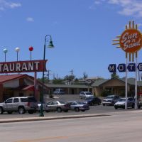 Sun n Sand Motel on Roite 66, Santa Rosa, New Mexico, Санта-Роза