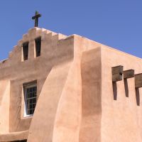 1st Presbyterian Church of Santa Fe near Georgia OKeeffe Musuem, Santa Fe, Санта-Фе