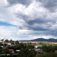 View of WNMU from Boston Hill with mountain range behind., Силвер-Сити