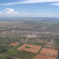 Arial view of Tucumcari New Mexico, Тукумкари