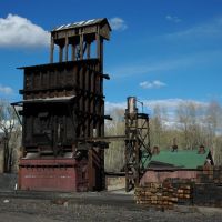 Chama, New Mexico - Cumbres and Toltec Railroad Yard - Coal Hopper, Чама
