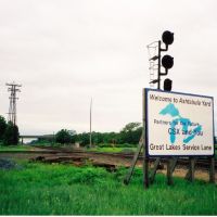 CSX Transportations Welcome to Ashtabula Yard Sign at Ashtabula, OH, Аштабула