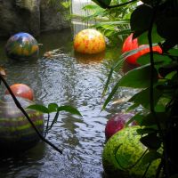 Chihuly glass floats - Franklin Conservatory, Бексли