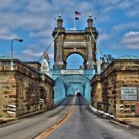 John A. Roebling Bridge, Ohio - Kentucky, Вест-Портсмут