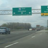 Exit 47 to OH-4 North on I-70 Eastbound 04/24/2011, Доннелсвилл