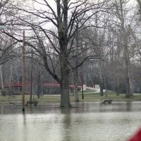 1990, Island Park flooded - Dayton, Ohio - flooded, Дэйтон
