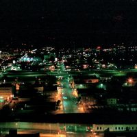 1987, view of downtown Dayton, Ohio from top of 4th street building, Дэйтон