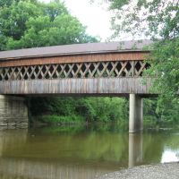 covered bridge, State Road, Ashtabula County, Ohio, Кингсвилл