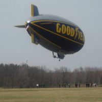 Home of the Goodyear Blimp coming in for a landing, Могадор