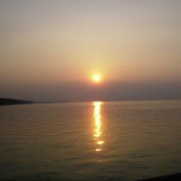 Lake Erie Sunset, Роки-Ривер
