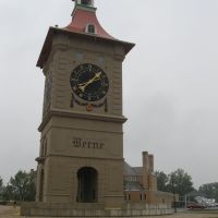 clock tower, Berne, Indiana, Флетчер