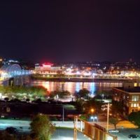 DSC05015 Panoramic SW view of Cincinnati at Night, Цинциннати