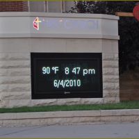 Oklahoma City - Temperatur- and Date-Display, Маскоги