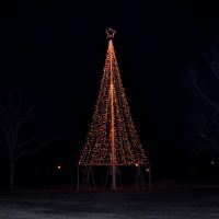 Christmas Lights at Andrews Park, Norman, OK - December 25, 2011, Норман