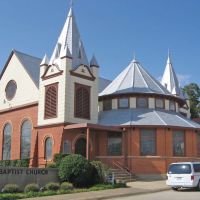 First Baptist Church built in 1900, Farmersville, Texas by Joe Recer, Олбани