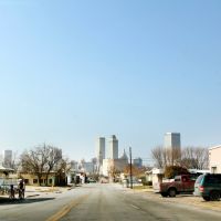 View of some buildings in downtown Tulsa, OK USA, Талса