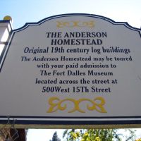 anderson homestead @ ft. dalles, Даллес