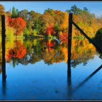 Kellogg Lake with Fall Colors, Милуоки