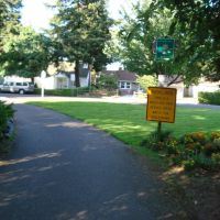 I-205 bike path, entering Maywood Park, Паркрос