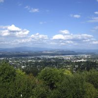 View of Portland from Rocky Butte, Паркрос