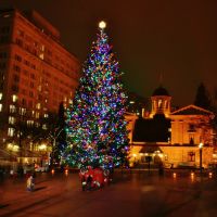 ******  Christmas Eve at Pioneer Courthouse Square  ******  ( Tuesday, December 24, 2013 ), Портланд