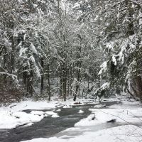 Milton Creek in the snow, Сант-Хеленс