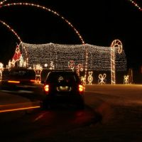 Allentown, Pa.s Lights in the Parkway drive-thru holiday light show, Аллентаун
