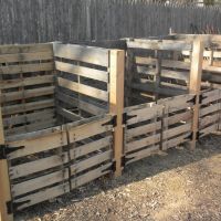 Compost bins, Boy Scout Eagle project, Linwood Park, Ardmore, PA, Ардмор
